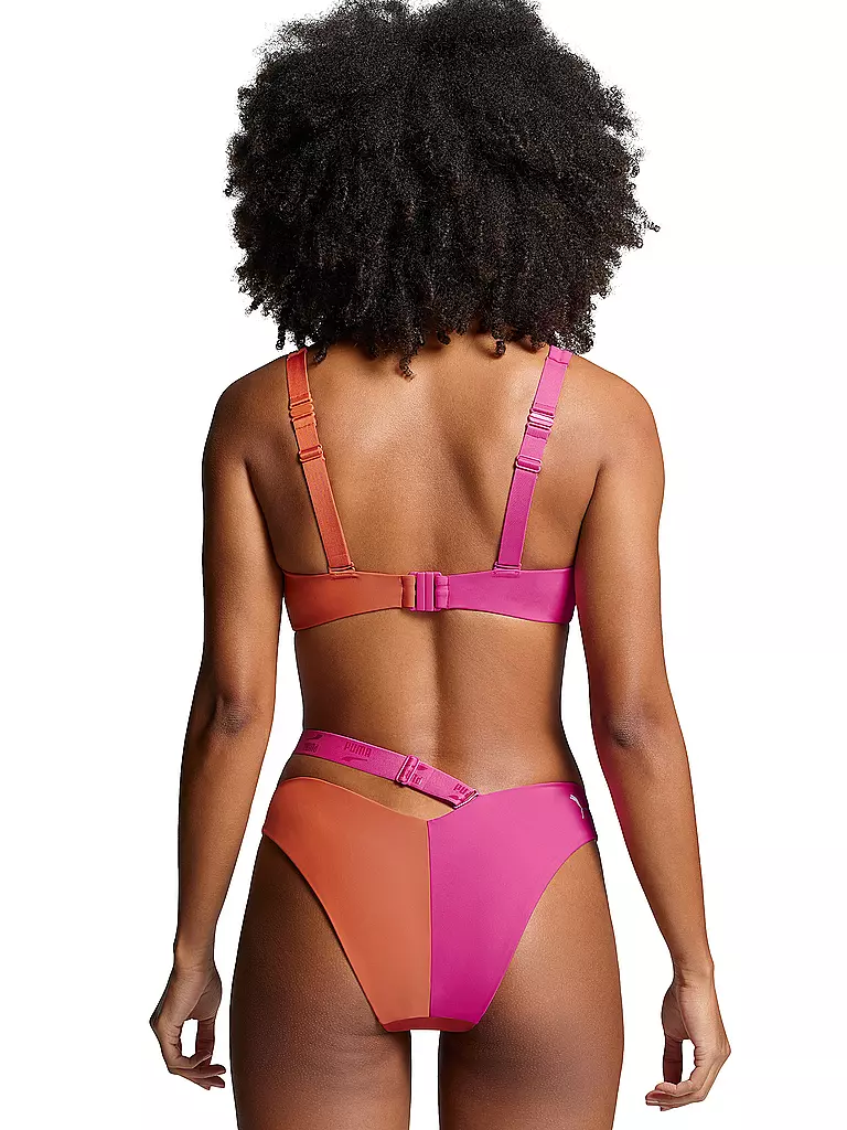 PUMA | Damen Bikinihose Swim Colourblock | pink