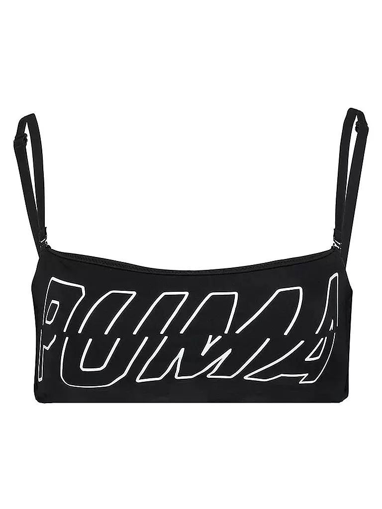 PUMA | Damen Bikinioberteil Bandeau | schwarz