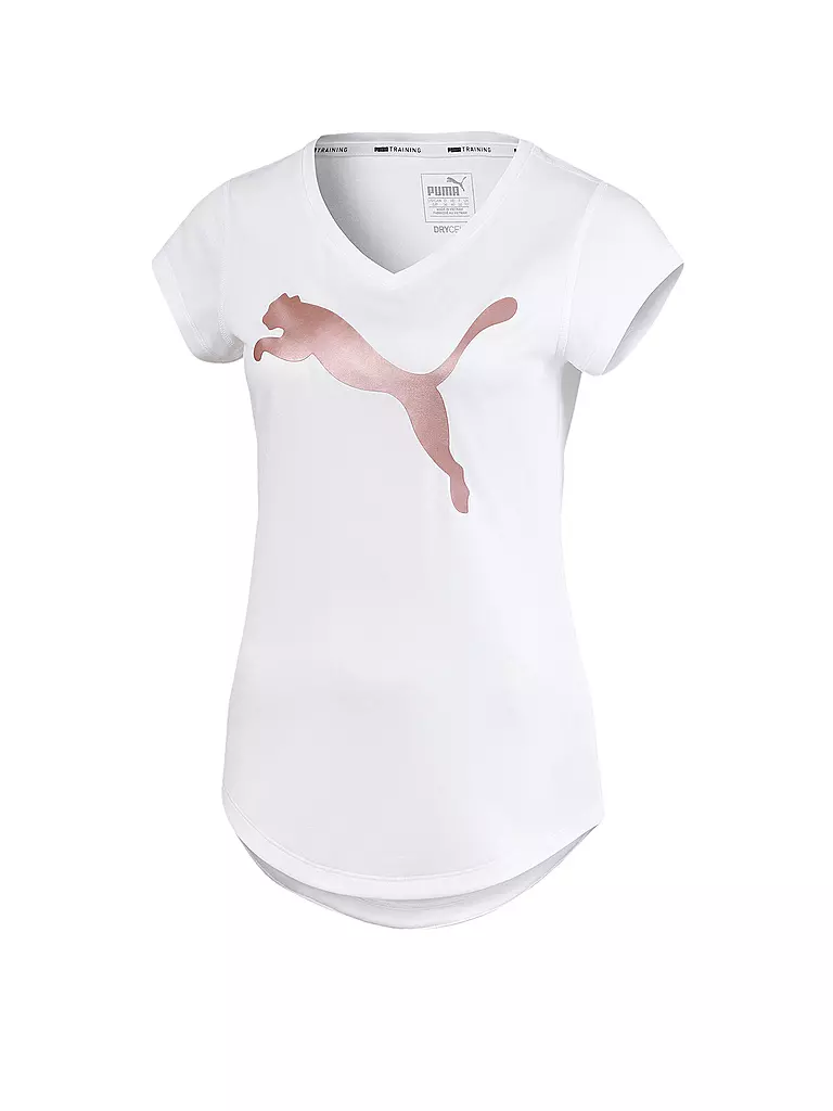 PUMA | Damen Fitness-Shirt Heather Cat | weiß