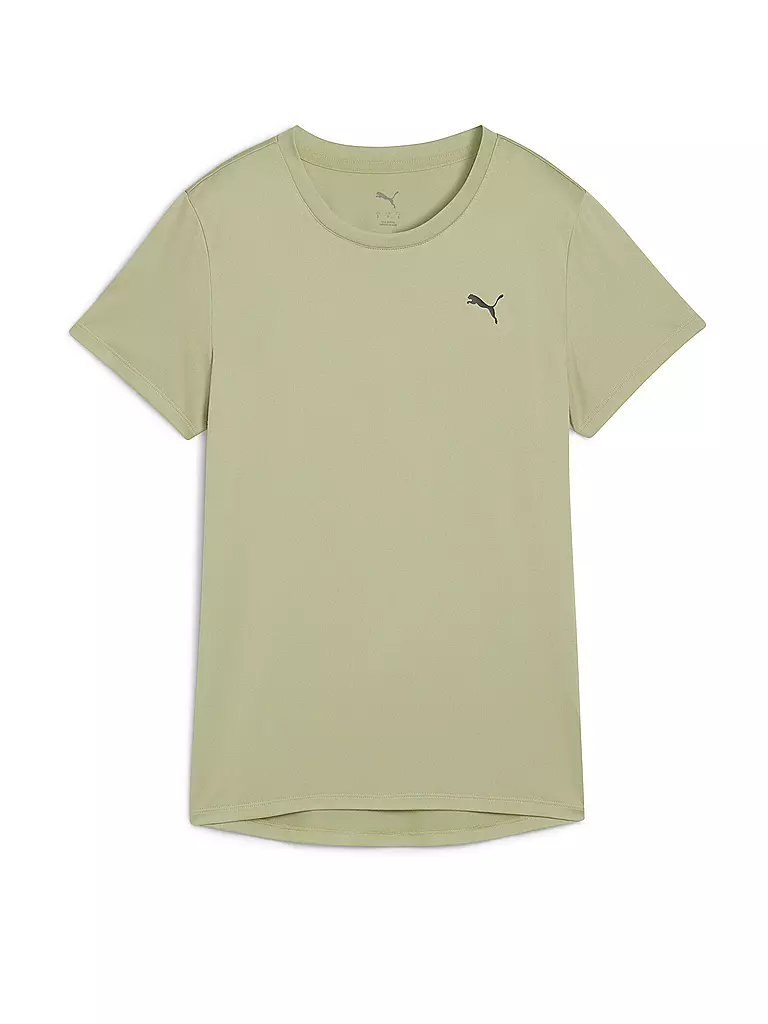 PUMA | Damen Fitnessshirt Essential Crew | hellgrün