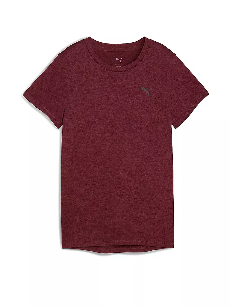 PUMA | Damen Fitnessshirt Essential Heather | beere