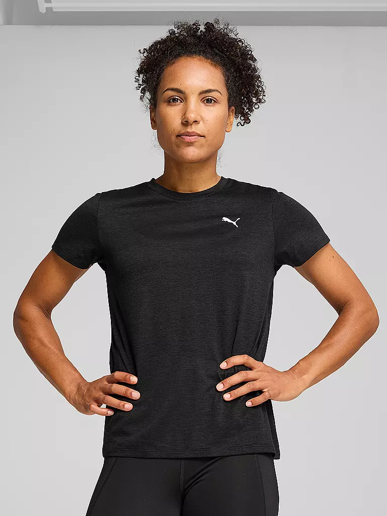 PUMA | Damen Fitnessshirt Essential Heather | beere