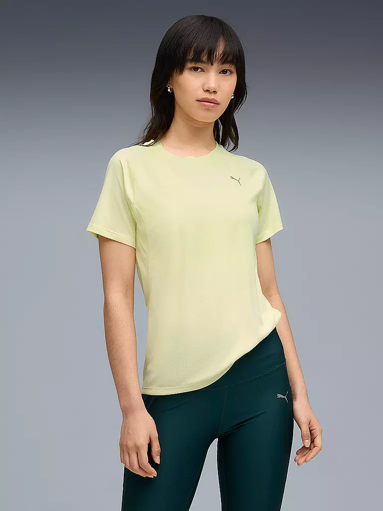 PUMA | Damen Fitnessshirt Run Velocity | gelb