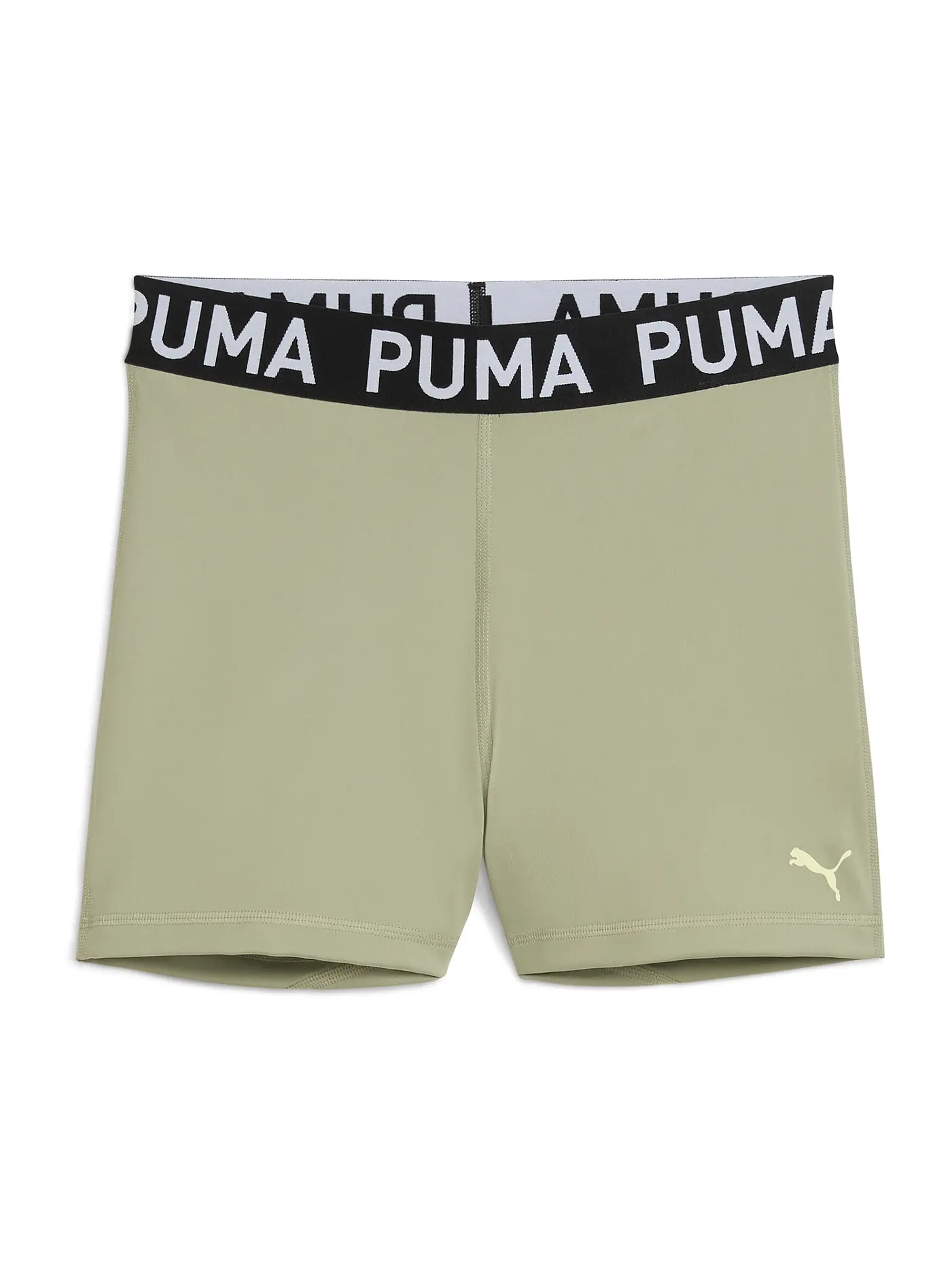 PUMA | Damen Fitnessshort Stron Logo Eng | hellgrün