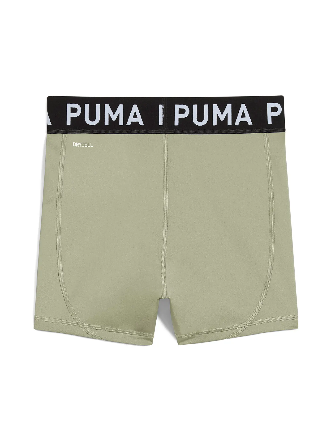 PUMA | Damen Fitnessshort Stron Logo Eng | hellgrün