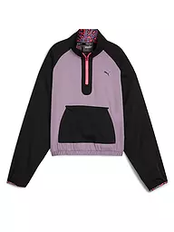 PUMA | Damen Fitnesssweater Half Zip Woven | lila