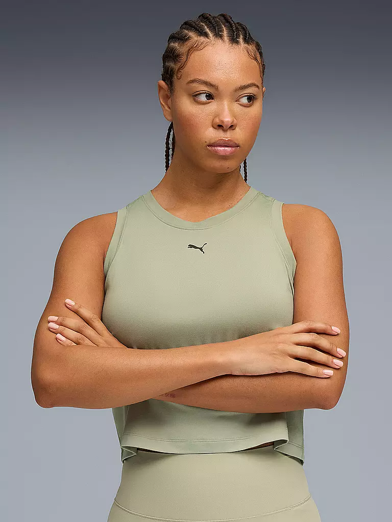 PUMA | Damen Fitnesstank CLOUDSPUN  | hellgrün