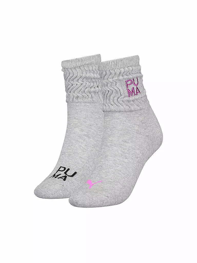 PUMA | Damen Freizeitsocken Slough 2er Pkg. | grau