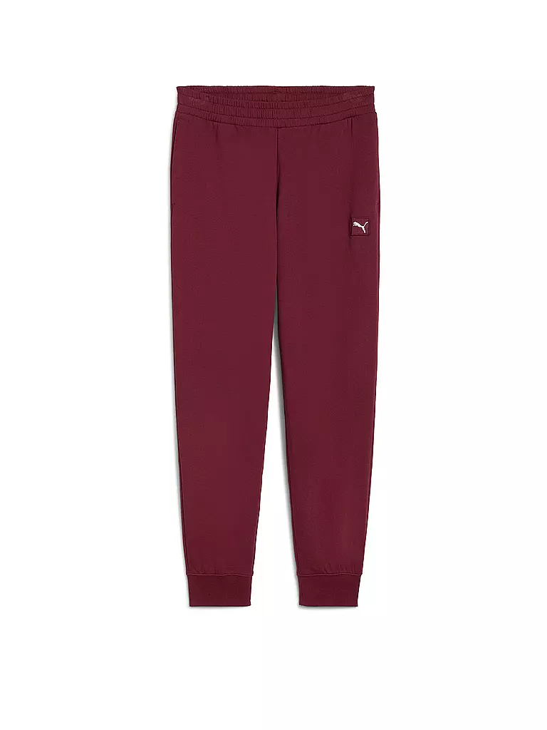 PUMA | Damen Jogginghose  ESS ELEVATED | dunkelrot