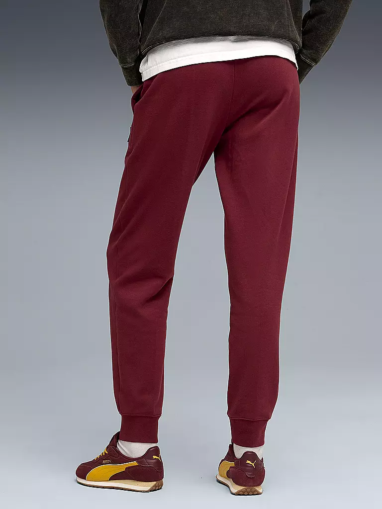 PUMA | Damen Jogginghose  ESS ELEVATED | dunkelrot
