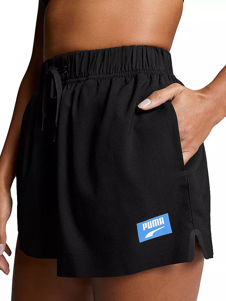 PUMA | Damen Short Swim High Waist | schwarz