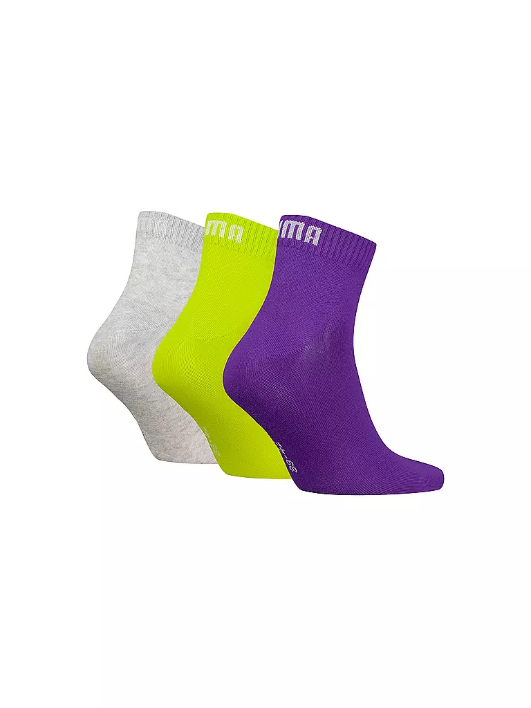 PUMA | Damen Socken Quarter 3er Pkg. | lila