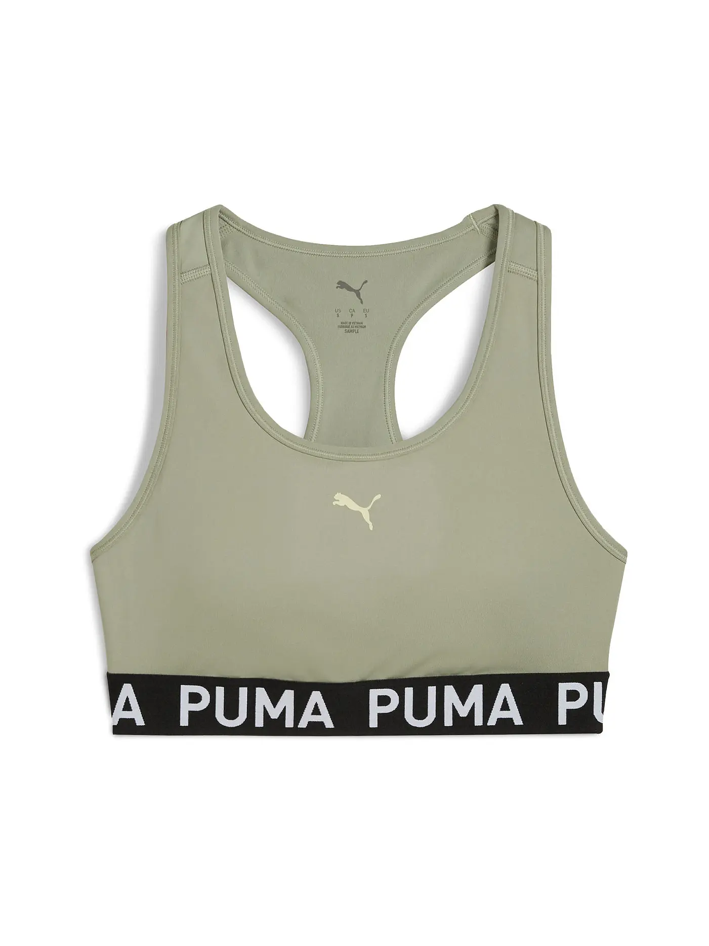 PUMA | Damen Sport-BH Keeps Elastic Logo Medium Support | hellgrün