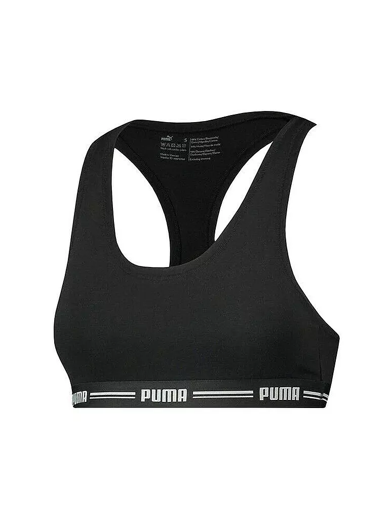 PUMA | Damen Sport-BH Racer Back | schwarz