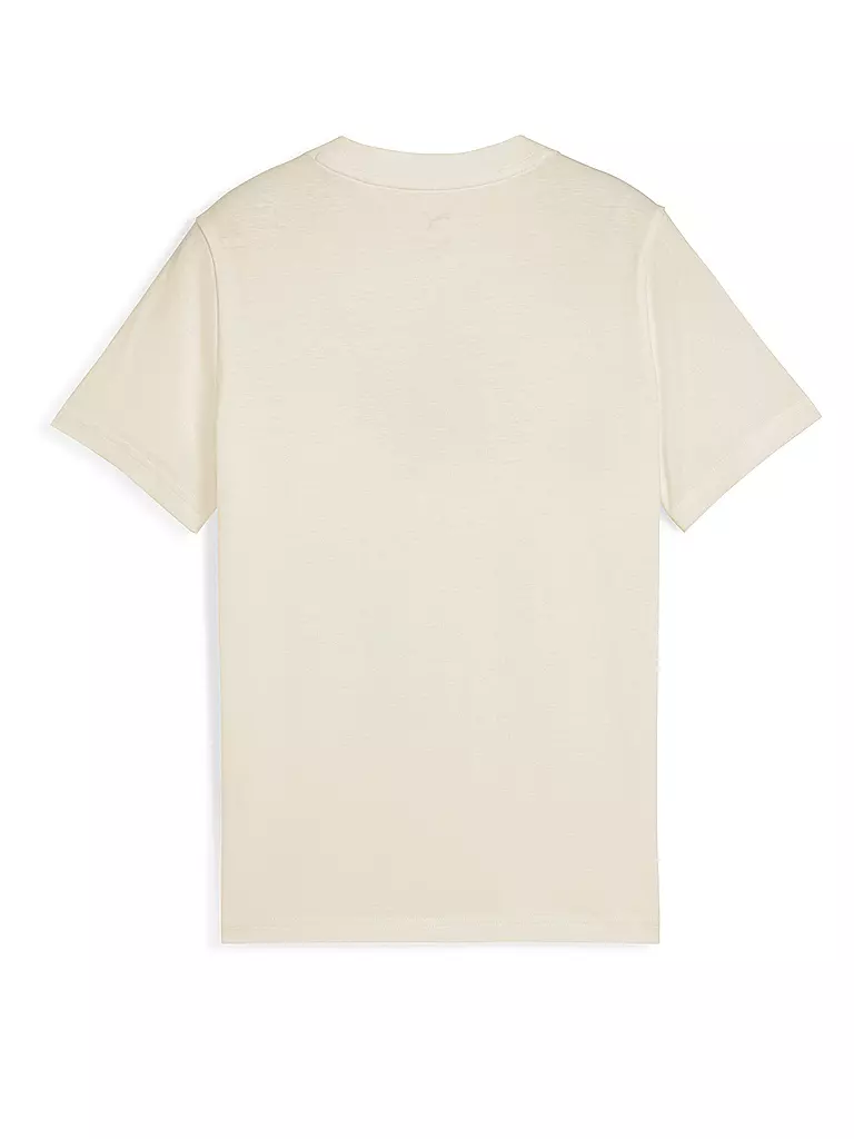 PUMA | Damen T-Shirt  ESS SCRIPT | creme