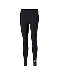 PUMA | Damen Tight Essentials Metallic | Schwarz