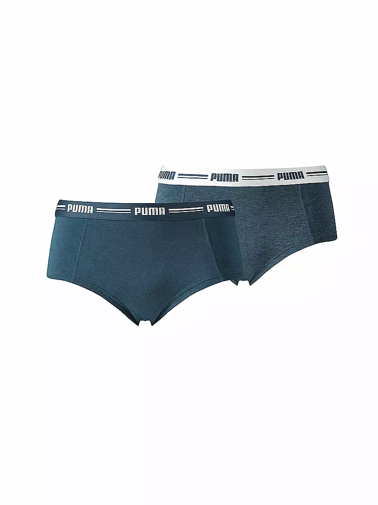 PUMA | Damen Unterhosen Mini Short 2er Pkg. | blau