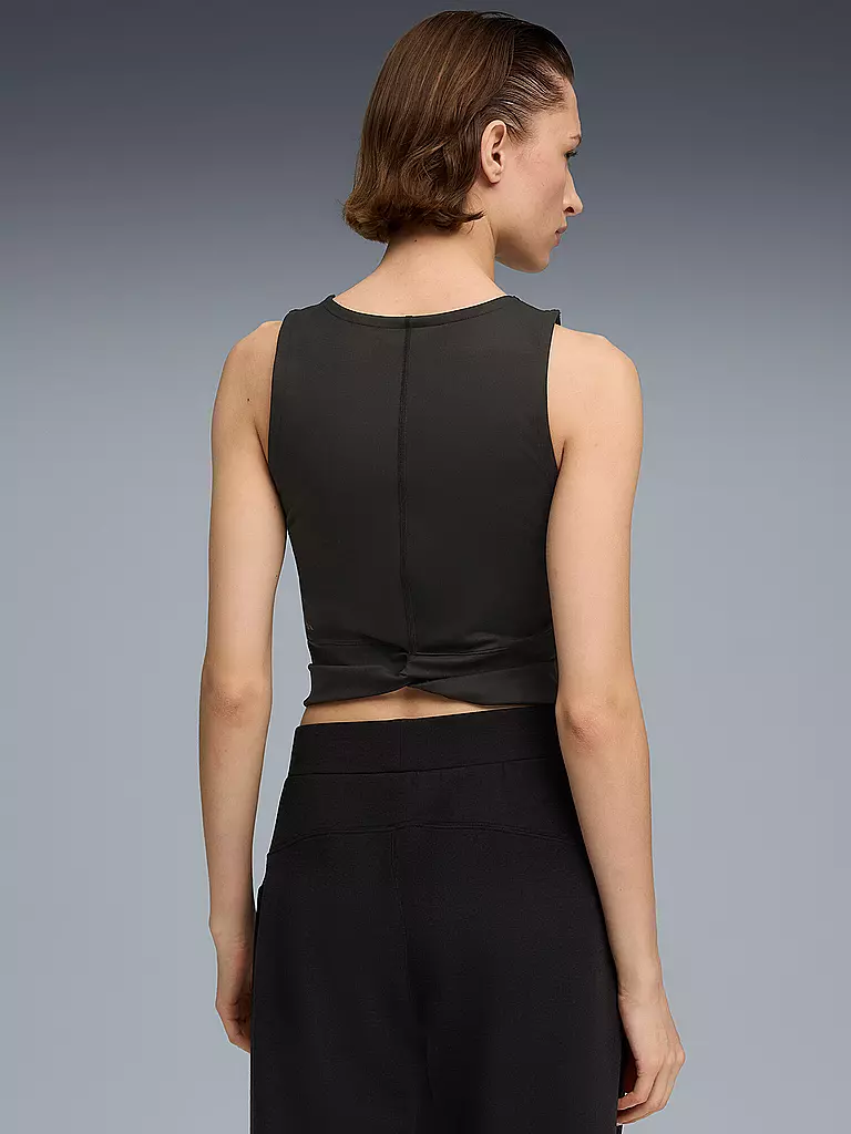 PUMA | Damen Yogatank CLOUDSPUN Twist | schwarz