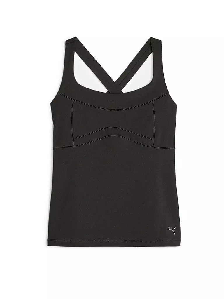 PUMA | Damen Yogatank Ultrabare 2in1 | schwarz