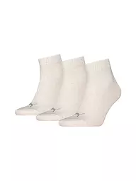 PUMA | Freizeitsocken Quarter Plain 3er Pkg. | creme