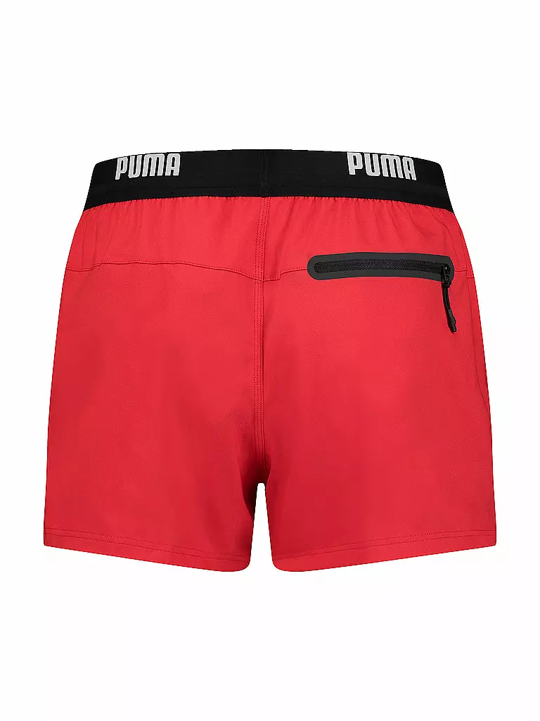 PUMA | Herren Badeshort Logo | rot