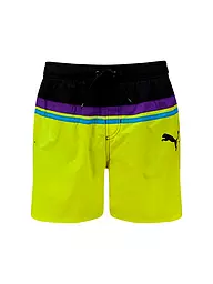PUMA | Herren Badeshort Mid Heritage | Gelb