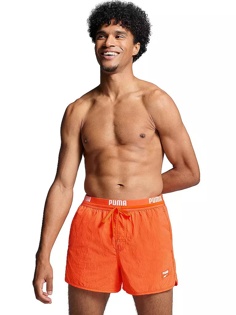 PUMA | Herren Badeshort Track | orange