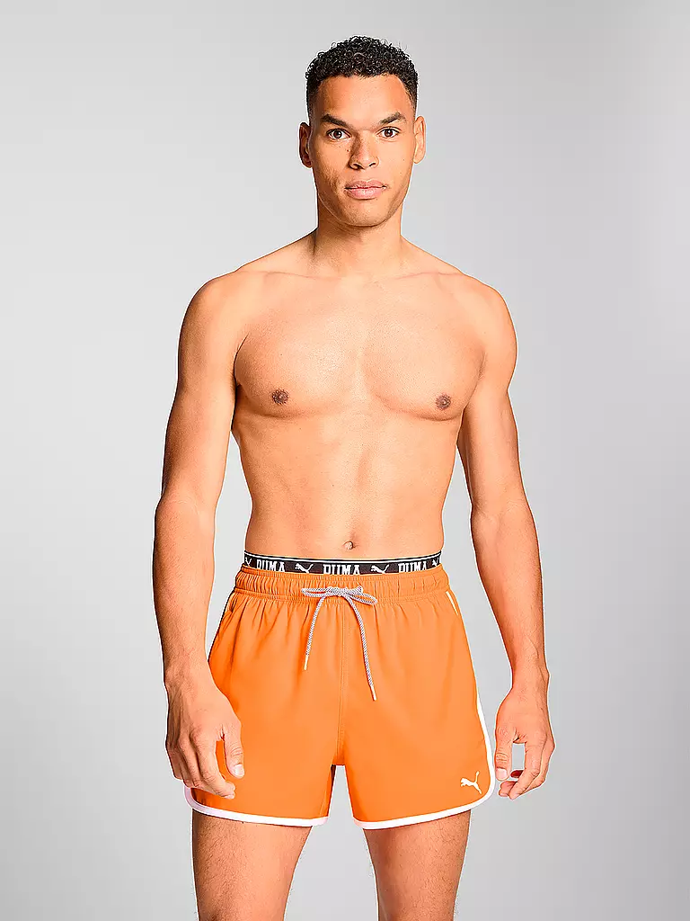 PUMA | Herren Badeshort Track | orange