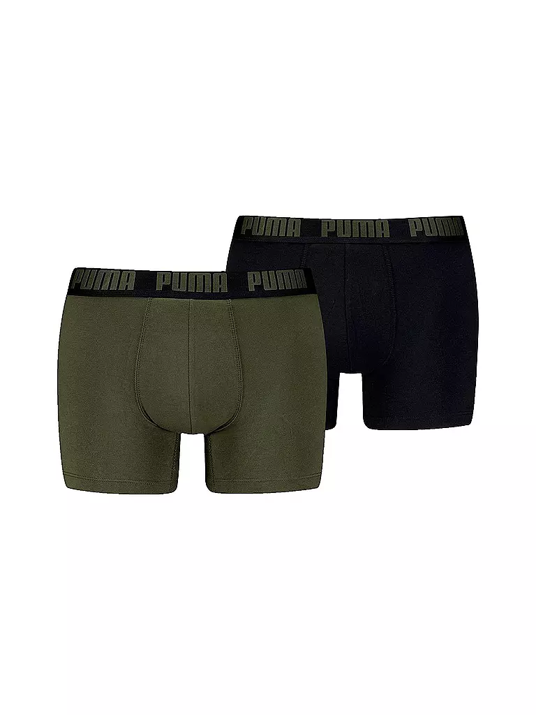 PUMA | Herren Boxershort Everyday Basic 2er Pkg. | olive