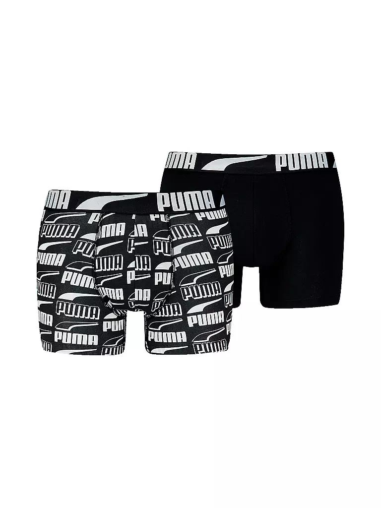 PUMA | Herren Boxershorts Printed 2er Pkg. | schwarz