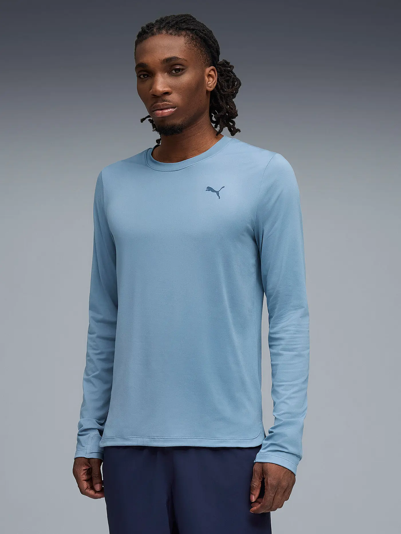 PUMA | Herren Fitnessshirt CLOUDSPUN  | hellblau