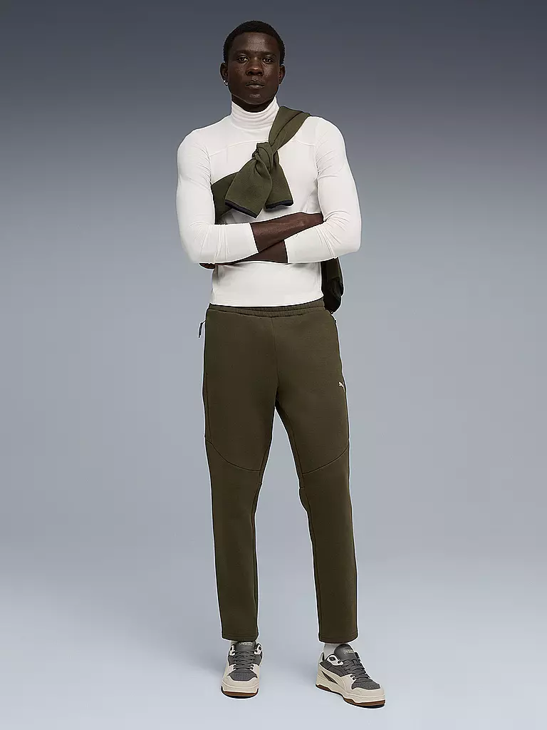 PUMA | Herren Jogginghose EVOSTRIPE  | olive
