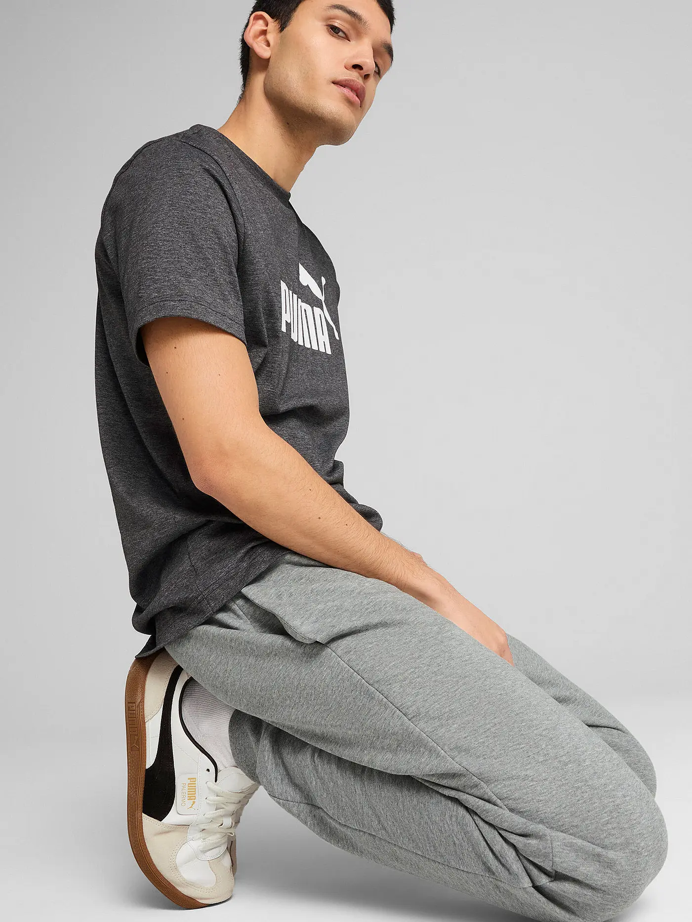 PUMA | Herren Jogginghose Sweatpants Logo | grau
