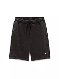 PUMA | Herren Short ESS ELEVATED Relaxed Wash  | schwarz