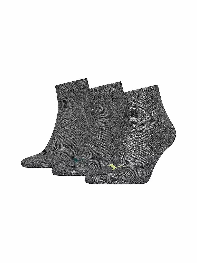 PUMA | Herren Socken Quarter 3er Pkg.  | grau