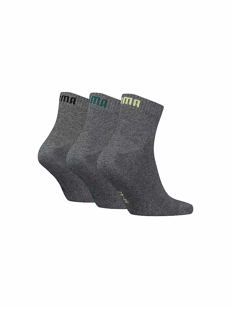 PUMA | Herren Socken Quarter 3er Pkg.  | grau