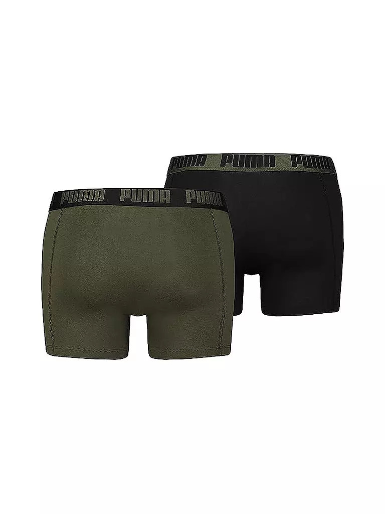 PUMA | Herren Unterhosen Boxer 2er Pkg. | olive