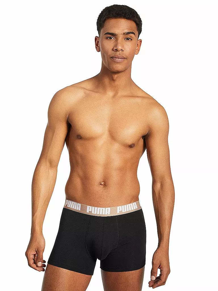 PUMA | Herren Unterhosen Boxer 2er Pkg. | beige