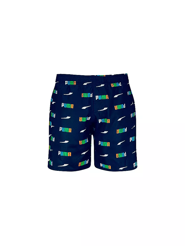 PUMA | Jungen Badeshort Printed Allover | dunkelblau