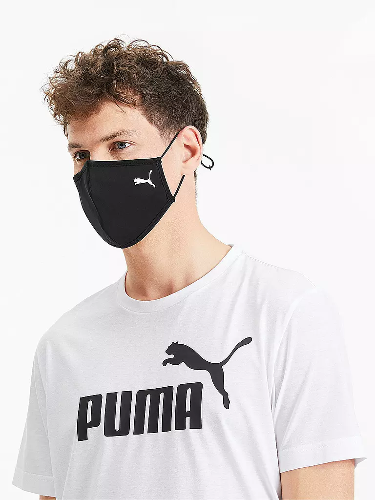 PUMA | Mund-Nasenschutz 2.0 2er Pack | schwarz