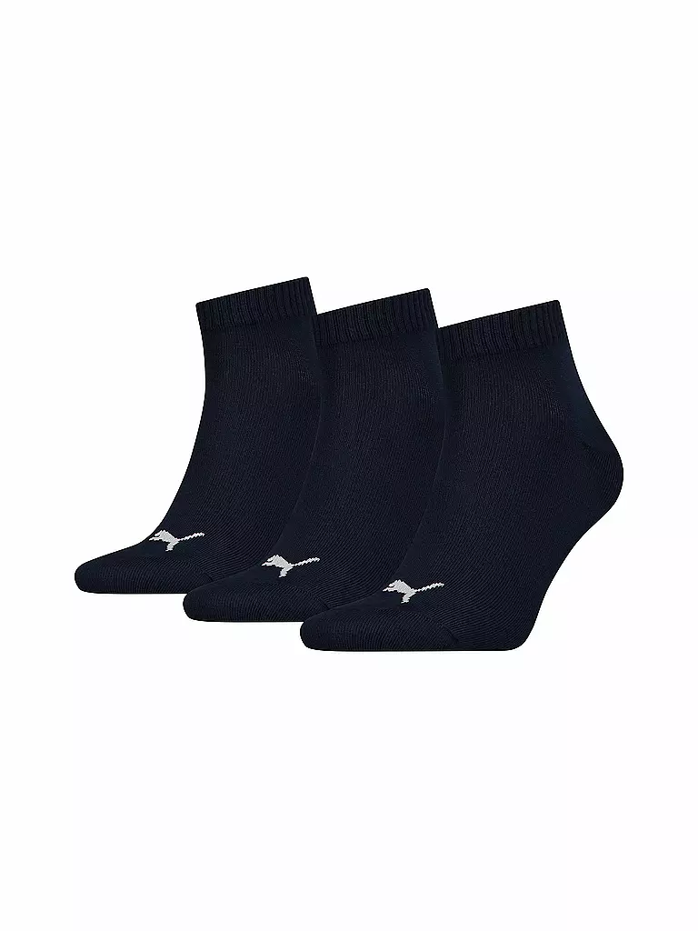 PUMA | Socken Quarter 3er Pkg.  | dunkelblau