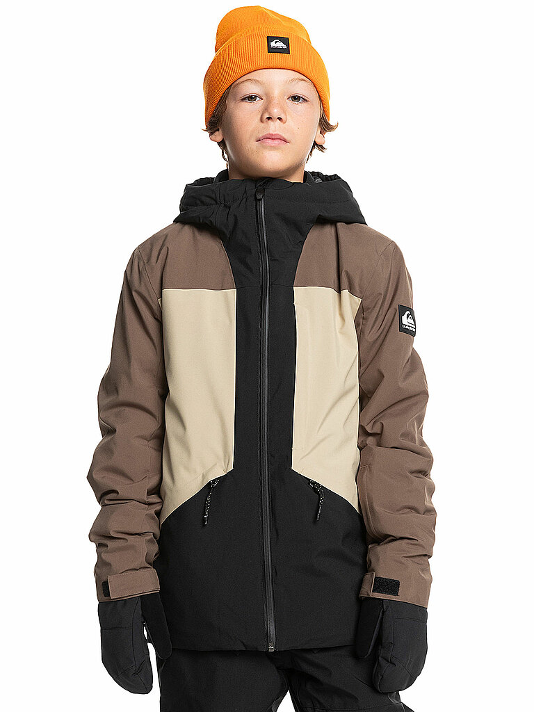 Quiksilver QUIKSILVER Jungen Snowboardjacke Ambition hellbraun | 140, hellbraun
