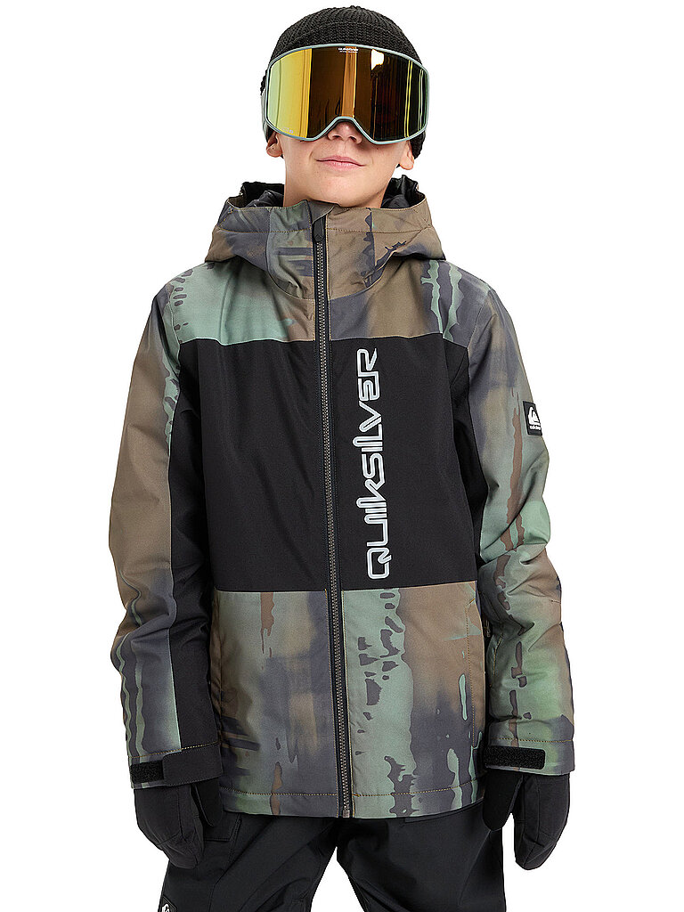 Quiksilver QUIKSILVER Jungen Snowboardjacke Side Hit Block hellgrün | 134-146, hellgrün
