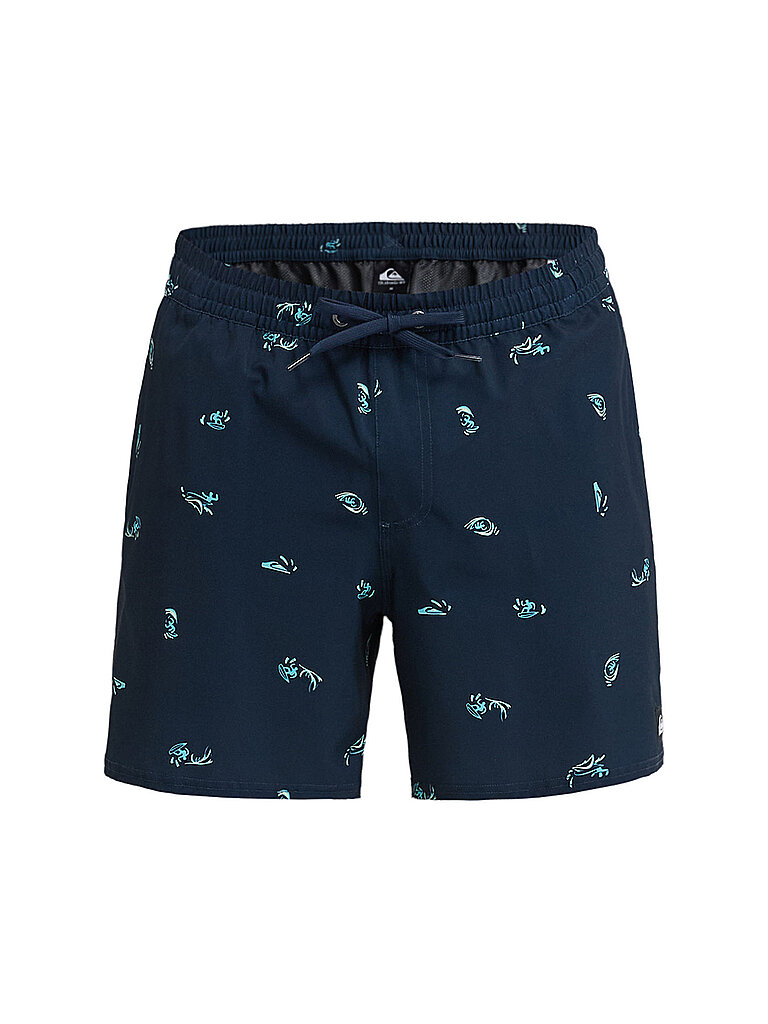 QUIKSILVER Herren Badeshorts Stretch Printed Volley dunkelblau | S