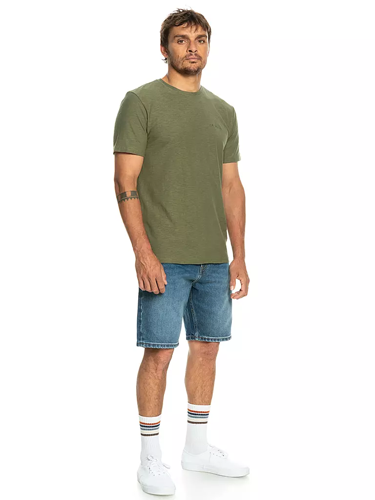 QUIKSILVER | Herren Beachshirt Slub Roundneck | senf