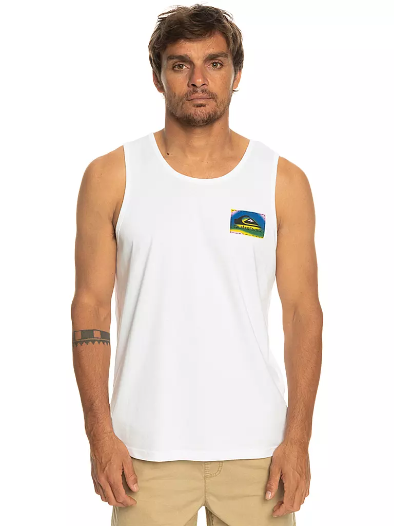 QUIKSILVER | Herren Beachtank Colour Flow | weiss