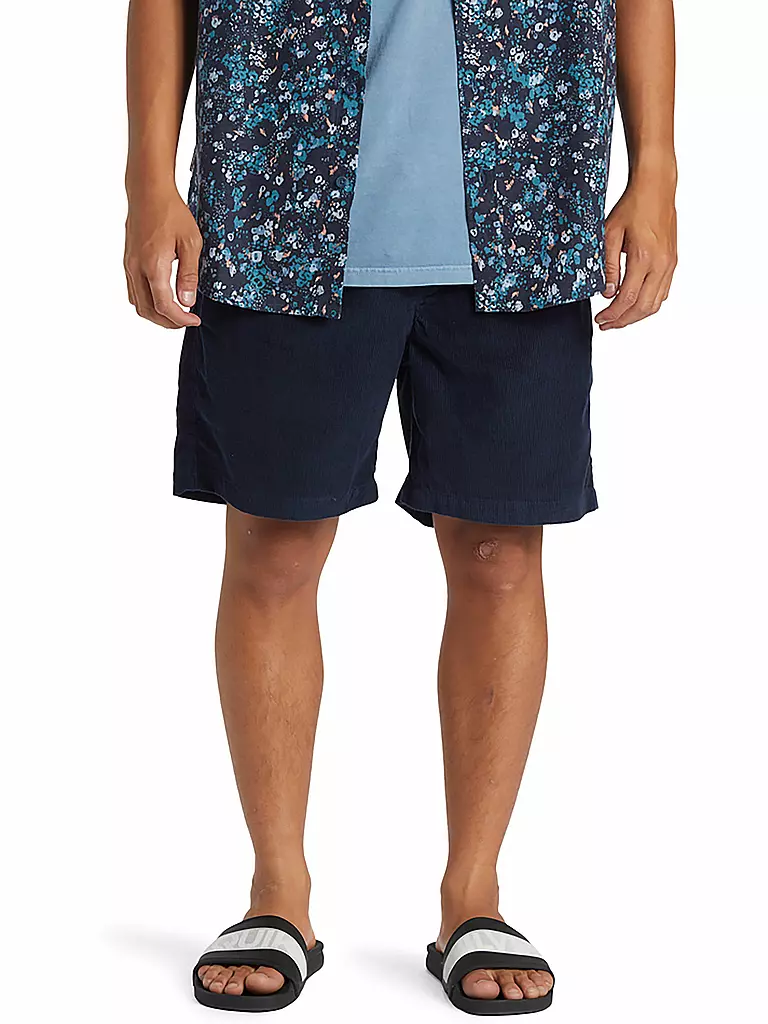 QUIKSILVER | Herren Bermuda Taxer Cord | dunkelblau