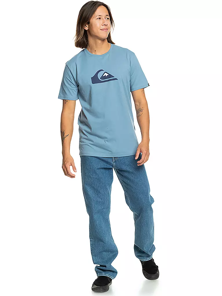 QUIKSILVER | Herren T-Shirt Comp Logo | blau