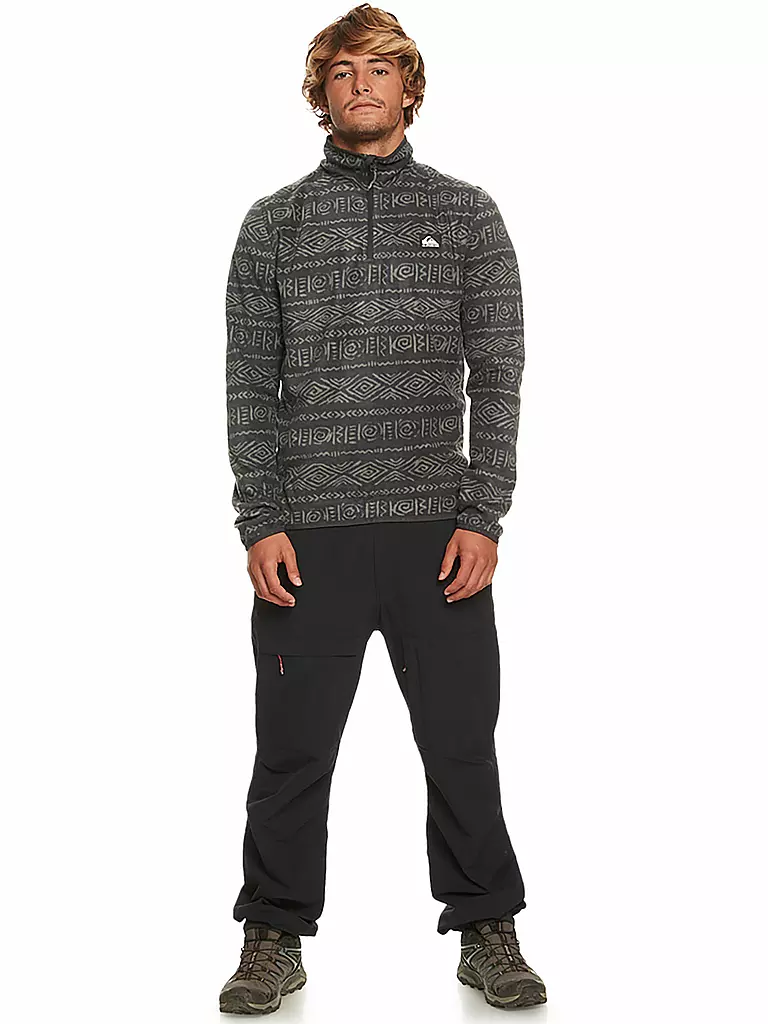 QUIKSILVER | Herren Unterzieh Zipshirt Aker Fleece | grau