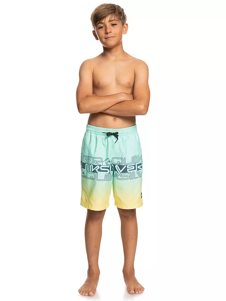 QUIKSILVER | Jungen Badeshort Everyday Wordblock 16" | gelb